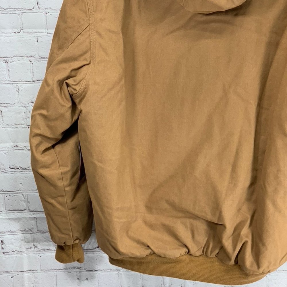Wolverine Tan Houston Hooded Heavy Canvas Zip Quil - Picture 7 of 12